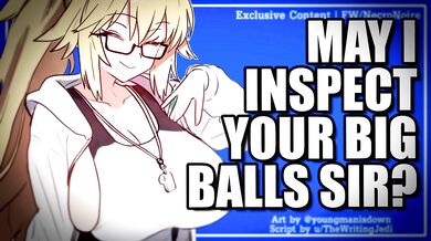 The COURTSIDE BALL GIRL Inspects Your Balls for "QUALITY ASSURANCE" [Ball Sniffing] [Blowjob] [Deepthroat] [Size Praise] [Throatpie] [Erotic ASMR RP]