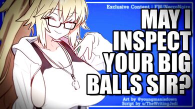 The COURTSIDE BALL GIRL Inspects Your Balls for "QUALITY ASSURANCE" [Ball Sniffing] [Blowjob] [Deepthroat] [Size Praise] [Throatpie] [Erotic ASMR RP]