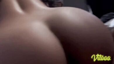 cumshots in my girlfriend's ass - eela is a skinny girl with small tits
