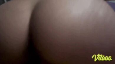 cumshots in my girlfriend's ass - eela is a skinny girl with small tits