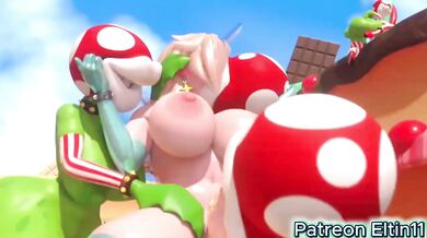 Futa Princess Rosalina Enjoy Hot Gangbang With Horny Plant Girls \ Hottest Nintendo Hentai Story
