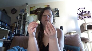 My very first foodporn video as a chubby girl