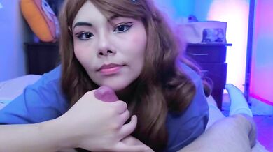 Eye Contact Deepthroat Blowjob