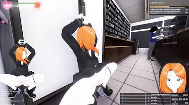 exhibitionism generates her pleasure in public places. 3D Hentai Game. part 2
