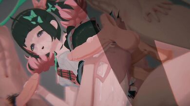 [Zenless Zone Zero] Nangong Yu's "Idol Broken Wing": Bound Cowgirl & POV Sandwich DP (4K)