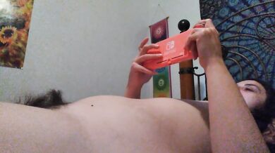 Listening to High Energy DJ PinkMoonLust Music while being a Naked and Hairy Onlyfans Girl