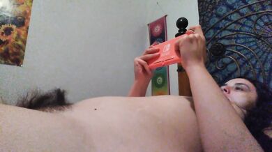 Listening to High Energy DJ PinkMoonLust Music while being a Naked and Hairy Onlyfans Girl