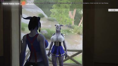 A huge tauren cock stretches a draenei girl's pussy in public. World Of Warcraft