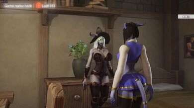 The demoness fucked the witch girl and filled her tank with mana. WOW 3D