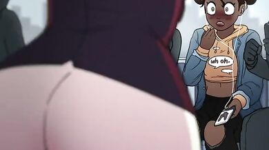 She Rode One Cock While Sucking Another – on the Public Bus, in Plain Sight.
