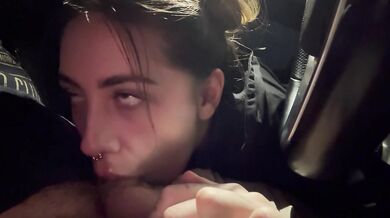 She asked me to stop the car so she could suck me off cum full on Raxxxbit