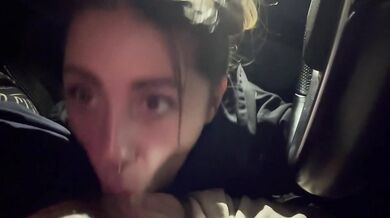 She asked me to stop the car so she could suck me off cum full on Raxxxbit