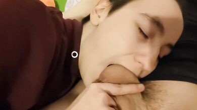 Amateur Deepthroat with Cum Reward
