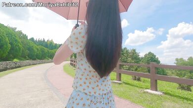Watch my Peachy Butt as I Climb further uphill to Strip myself Naked some more