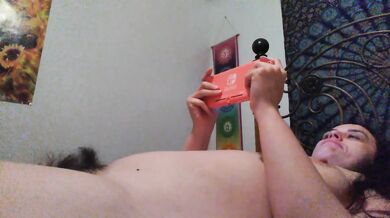 Dj PinkMoonLust - witchcraft in the bathroom naked girl listening to weird electric music