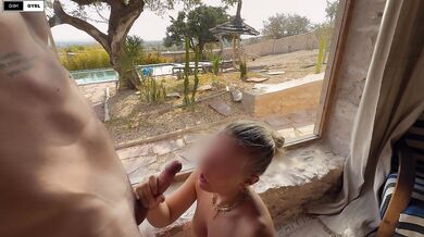 Vacation fuck turns into romatix sex between a real couple
