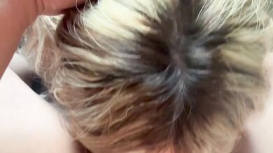 Angel face, cum swallowing