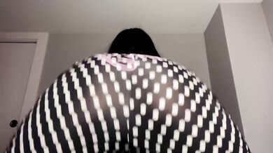 Sensual Teasing Shaking Ass Tight Outfit High Heels Solo Orgasm