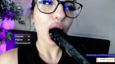 RavenFoxxy Looks Like Trouble and Knows Exactly How to Use It