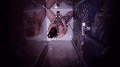 The plumber secretly installed a camera in the shower