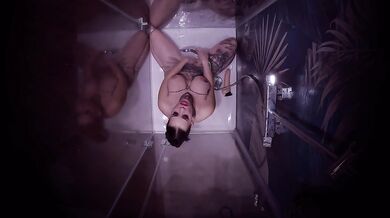 The plumber secretly installed a camera in the shower