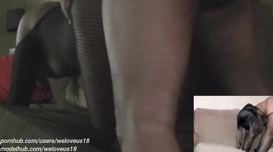 BACKSHOTS AS HE CUMS DEEP INSIDE OF ME!