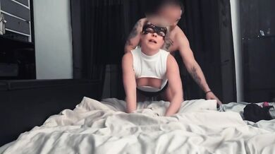 Fuck Me Like You Own Me! Hard Rough Doggy POV with Feral Blonde Secretary !!