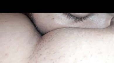 sucking my wife's pussy a lot