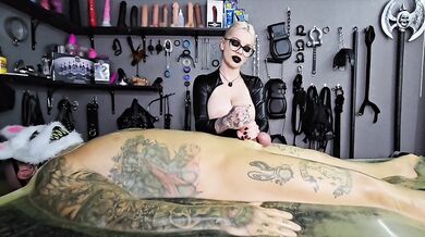 Femdom edging handjob with ruined orgasms
