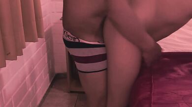 Feet, thighs, and cock ignite fierce passion no one sees coming