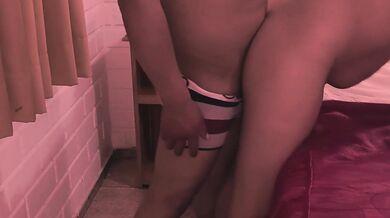 Feet, thighs, and cock ignite fierce passion no one sees coming