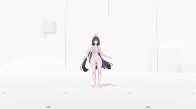 Thicc Elf VTuber Strip Dances Queencard Until Naked | Hentai MMD