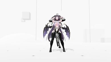 Thicc Elf VTuber Strip Dances Queencard Until Naked | Hentai MMD