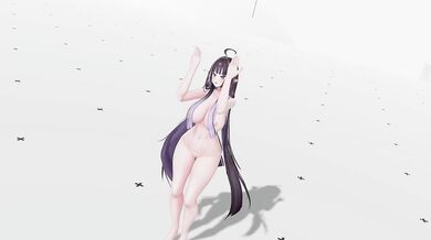 Thicc Elf VTuber Strip Dances Queencard Until Naked | Hentai MMD