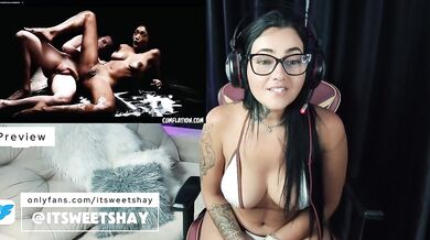 PORN REACT Cumflation & Creampie Compilation - Latina & Ebony Big Booty Girls Filled with Insane Loads