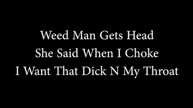 Friendly girl ignites cock with 420 puff