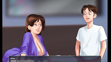 Summertime Saga Gameplay | Bedroom Combo Scene With Debbie Part 2