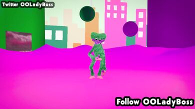 Poppy Playtime 3d hentai animtion - Huggy Wuggy blow job for green huggy