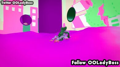 Poppy Playtime 3d hentai animtion - Huggy Wuggy blow job for green huggy