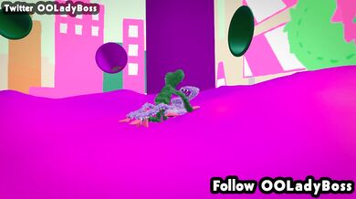 Poppy Playtime 3d hentai animtion - Huggy Wuggy blow job for green huggy