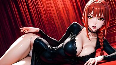 Triple Penetration Anal Hatdcore Gangbang Makima from Chainsaw Man - Group Sex Hentai