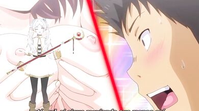 Perverted slut gets a creampie - Hentai