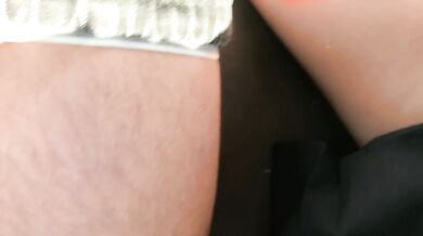 POV Car Sex: Short Skirt Girl Rides Me Cowgirl on Backseat, Then Blowjob and I Cum in Her Mouth – She Spits Cum on Her Pussy