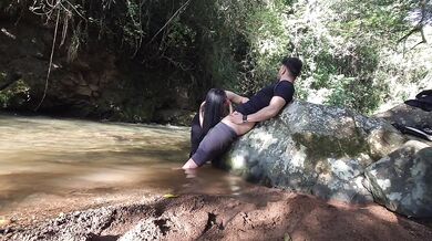 FINAL PART I go out to explore nature I find a boy and ask him to fuck my ass and he gives me a great fuck and his cum tastes delicious