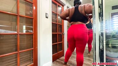 Mz Almond drives pussy to screaming climax