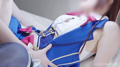 【Casting Couch / 3 Rounds】Vtuber Cosplaying Right Before the Live Show A Famous Streamer Cosplayer’s Full-Body “Service” Session【aliceholic13】