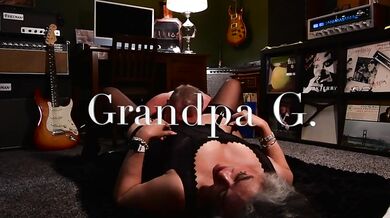 Old Married Couple have Passionate Sex in Music Room