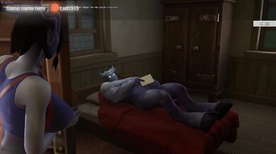 She impales her tight ass on her stepbrother's huge thick cock