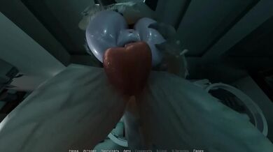 A lustful mutant fucked a girl who loves riding cocks. 3D Hentai Game