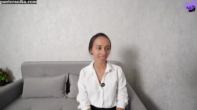 Boss Fucks Secretary During Interview Blowjob Cowgirl Cum on Tongue - Pantera Nika